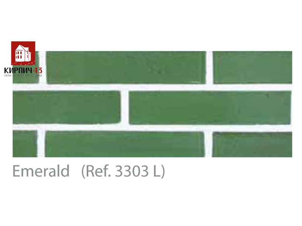 клинкерный глазурованный кирпич Emerald Ref. 3303 L
