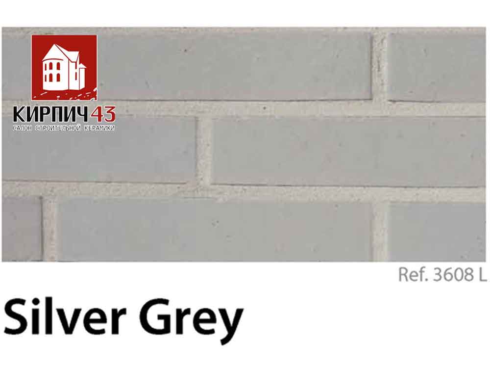 клинкерный глазурованый кирпич Silver Grey Ref. 3608 L 0.00  руб.