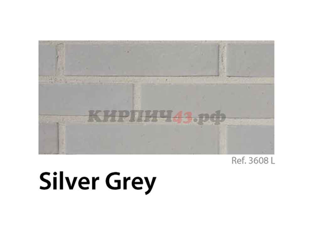  клинкерный глазурованый кирпич Silver Grey Ref. 3608 L 0.00  руб.